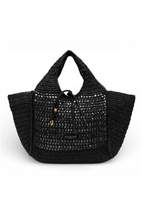 Borsa Gianni Chiarini in paglia crochet colore rosa antico. GIANNI CHIARINI | 11953-BLUSH